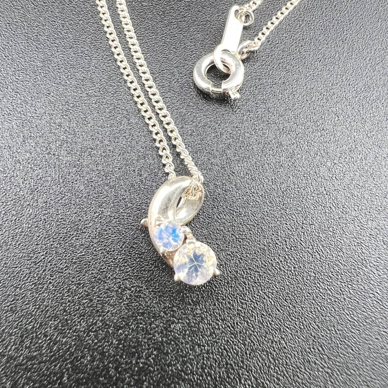4°C ヨンドシー ネックレス ブルー ストーン シルバー - メルカリ