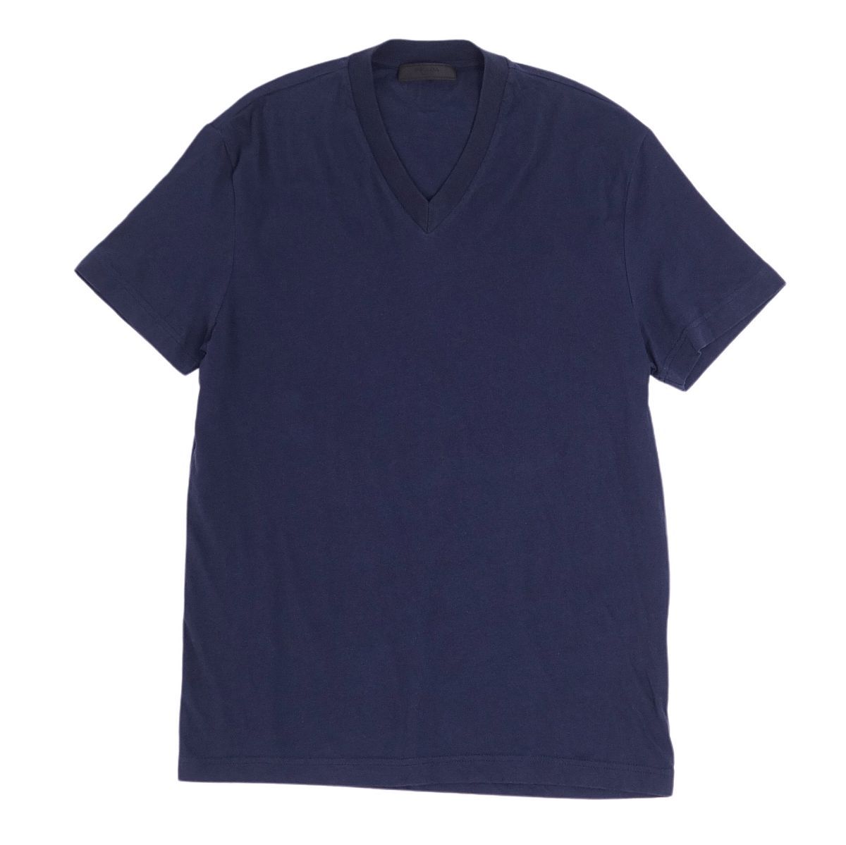 PRADA ネイビー 半袖Tシャツ プラダ PRADA Tシャツ カットソー V PRADA ネイビー 半袖Tシャツ プラダ PRADA Tシャツ カットソー V