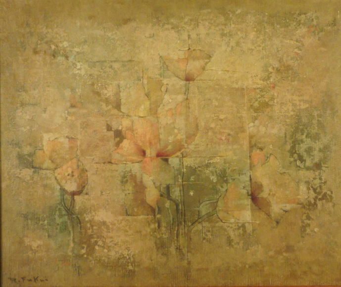 福井良之助　絵画　冬　原画　油絵 福井良之助「冬」4号 | マエマス画廊EC