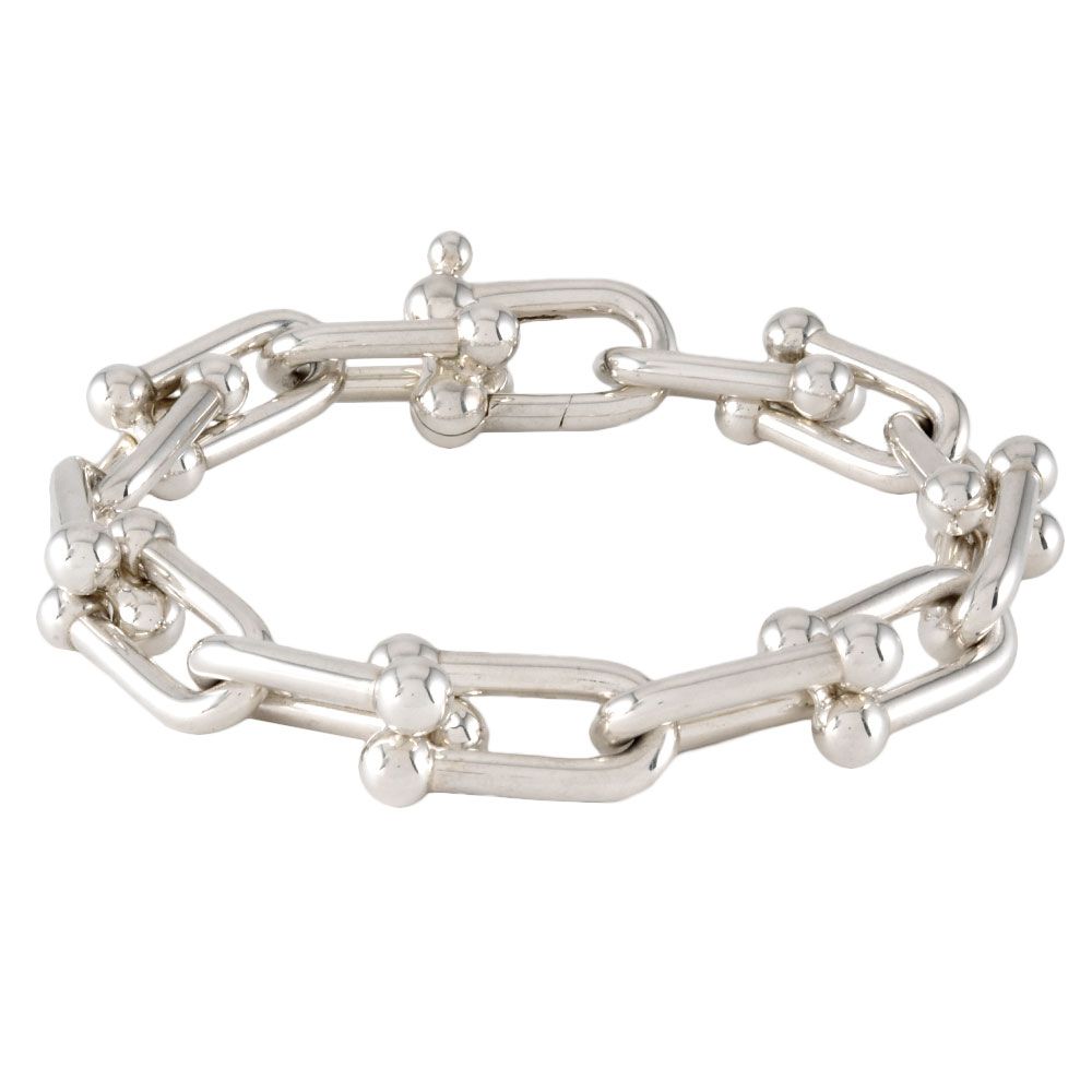 ティファニー Tiffany&Co. ハードウェア ラージリンク ブレスレット 