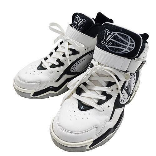 ルイ ヴィトン スニーカー レザー トレイナー2ラインスニーカー 27cm