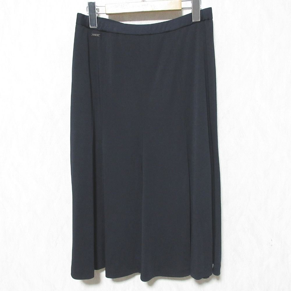 LEONARD レオナール カンカン素材 ミディ丈 スカート 44 美品 LEONARD FASHION レオナールファッション カンカン