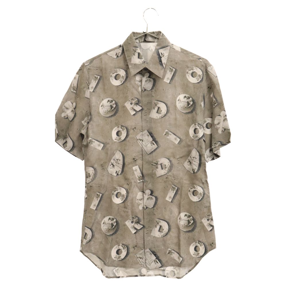 中古】Dior 013C503A4846 半袖シャツ グレー 20SS 37