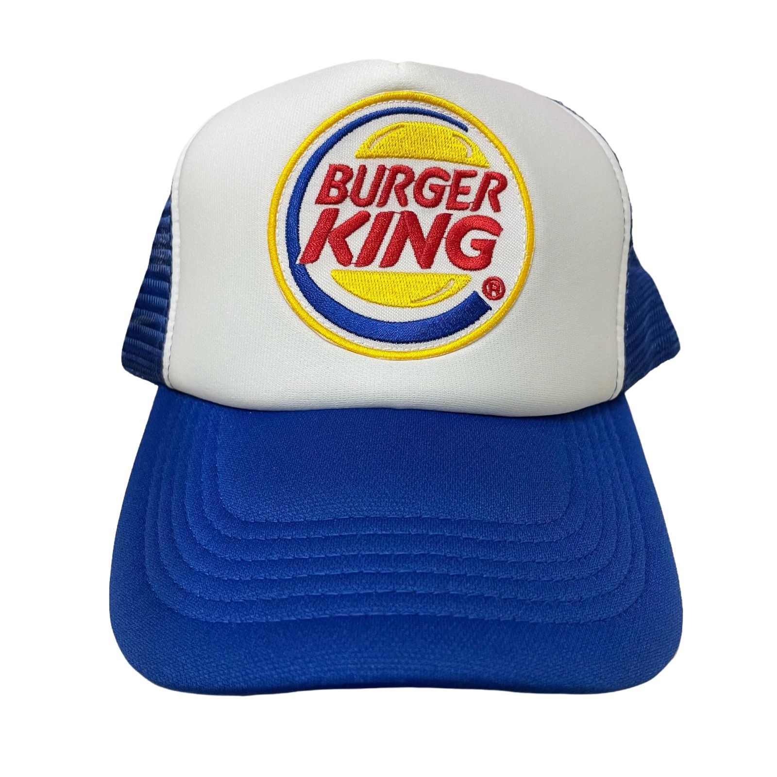 バーガーキング メッシュキャップ 帽子 BURGER KING ブルー - メルカリ