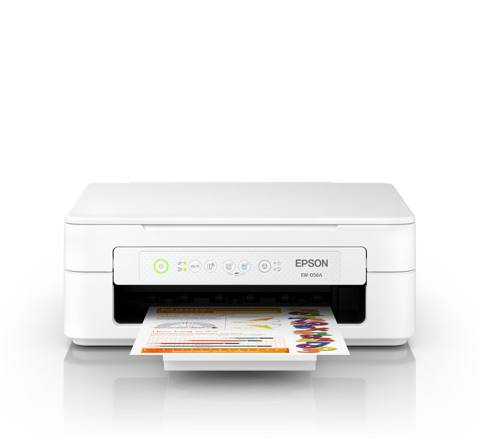 迅速発送 エプソン プリンター A4インクジェット複合機 EW-056A カラリオ Wi-Fi テレワーク向け 4色 独立型 2025年モデル