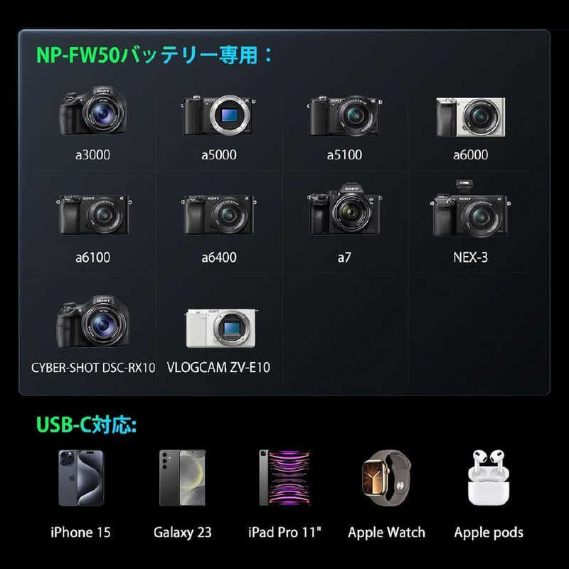カメラバッテリー充電器 NP-FW50用