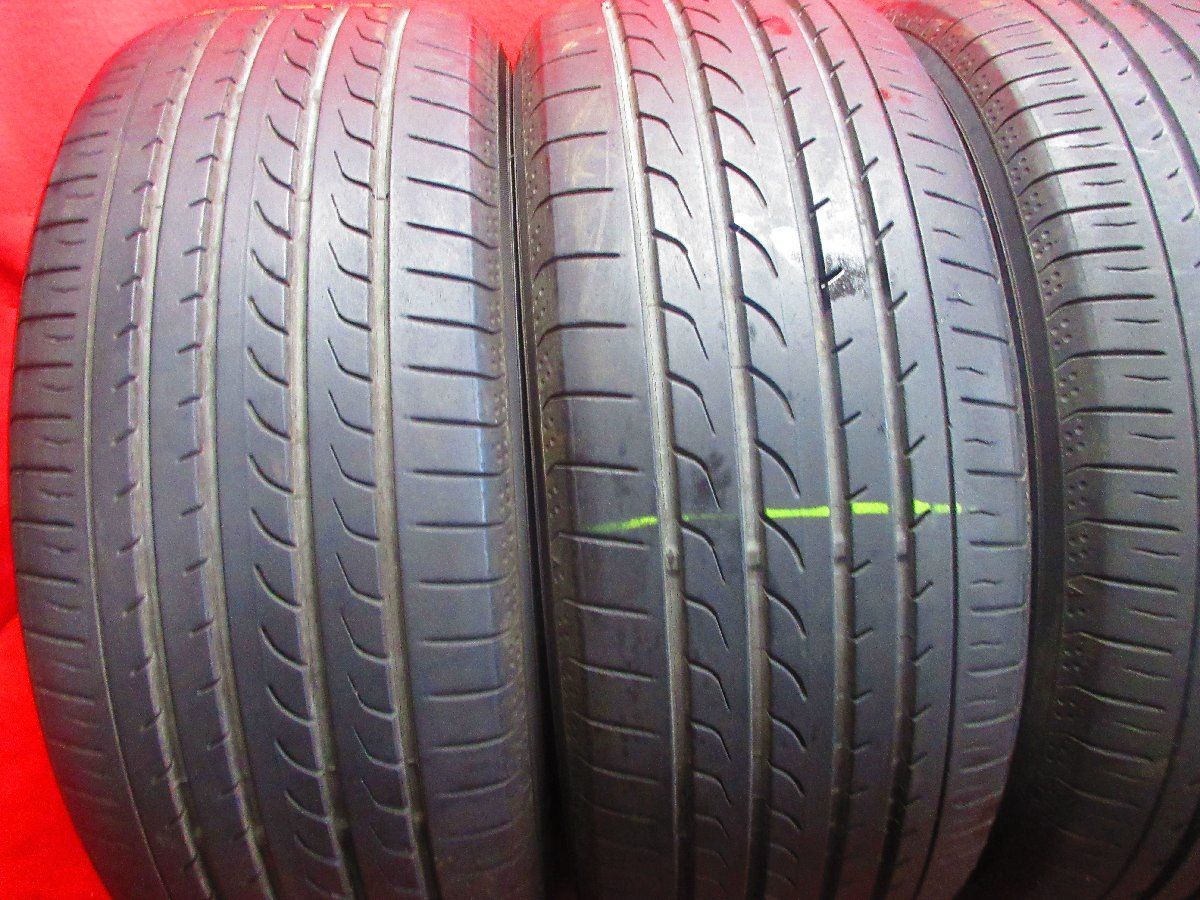 タイヤ 4本 225|55R18 ヨコハマ ブルーアース BLUEARTH RV-02 溝アリ ワンボックス ステーションワゴン 送料無料 16405T