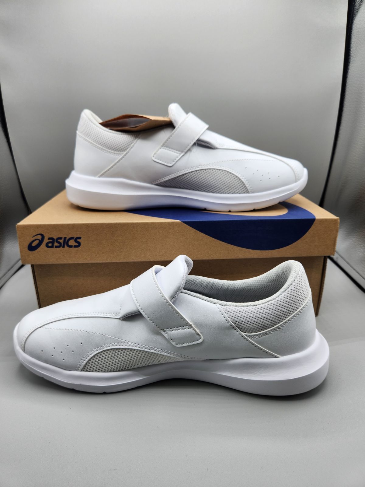 新品 ASICS ナースウォーカー101 WIDE 25.0cm ナースシューズ 白 男女 