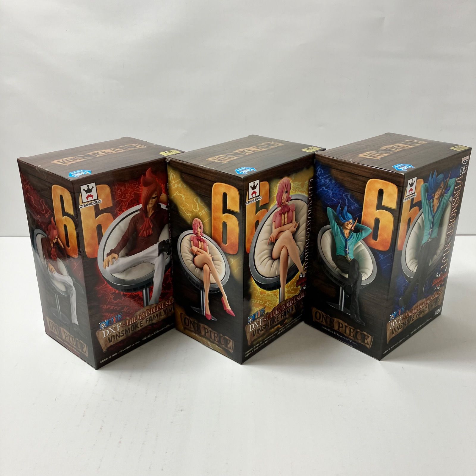 瀬戸店】未開封 DXF ～THE GRANDLINE SERIES～ VINSMOKE FAMILY 6体 