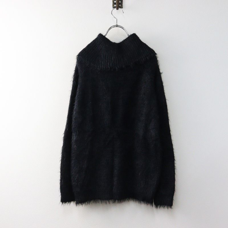 大きいサイズ 5 新品 黒ハンドクロシェでジレー アズノウアズオオラカ ハンドクロシェでジレー | AS KNOW AS olaca (Women/大きい