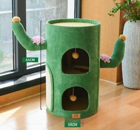 サボテン猫棚に登る多層木穴猫小屋 ZYP29今がチャンス STEELWINDOWSANDDOORS_COM
