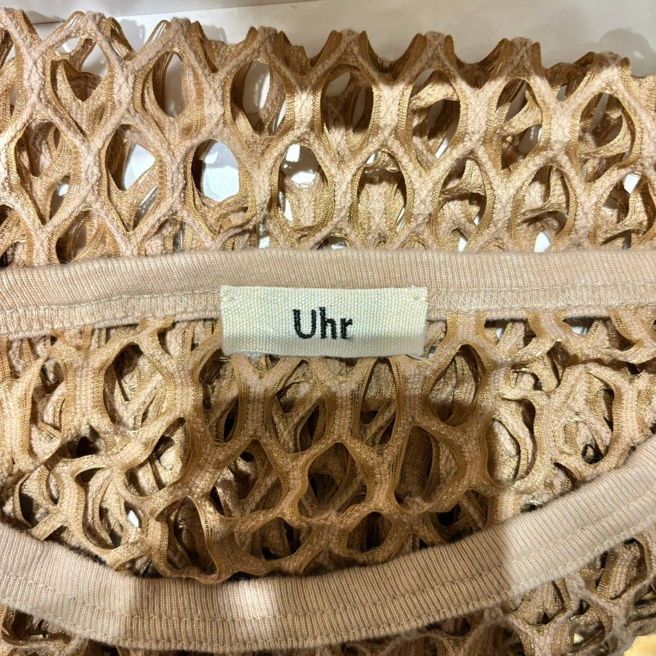Uhr (ウーア) Fishnet Over-sized Pull-over 23SSUhr-CS329 メッシュ 