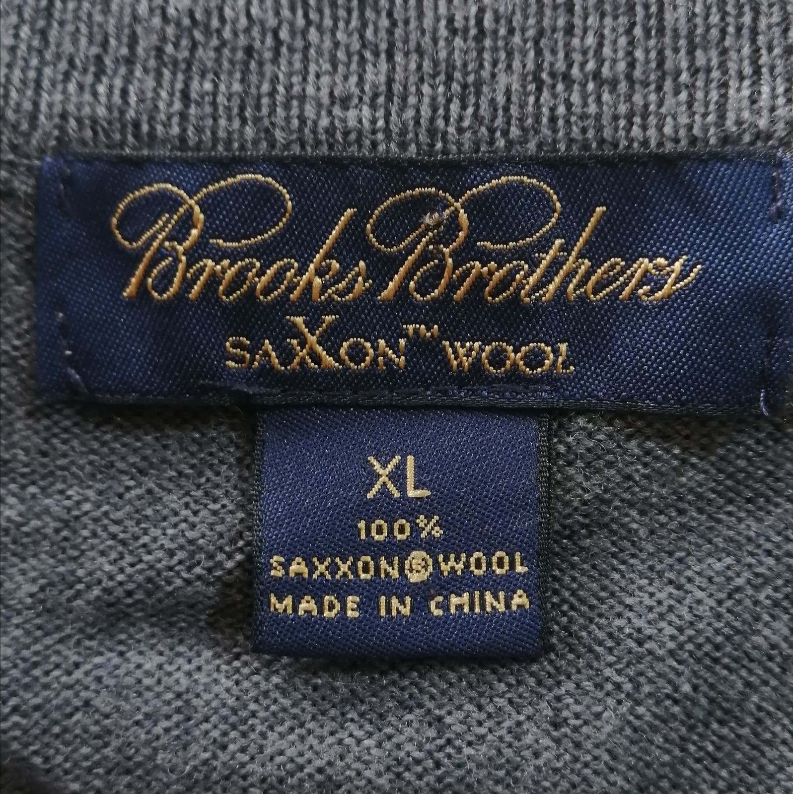 Brooks Brothers ブルックスブラザーズ サクソンウール ニット サイズ