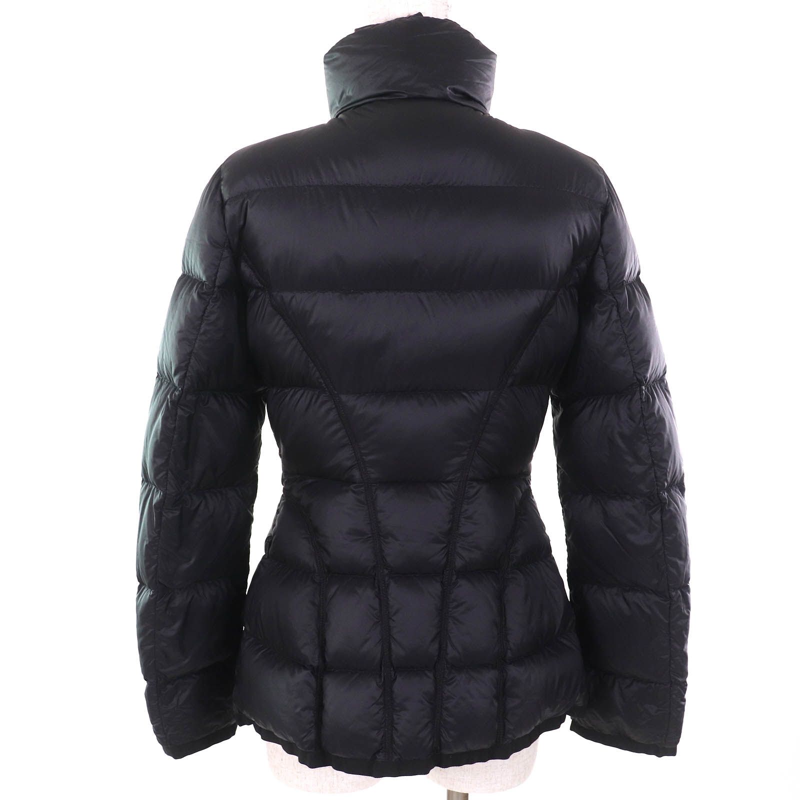 ★美品！MONCLER バルトロメロゴワッペン黒 フード付きダウンベスト0正規品 ☆美品！MONCLER バルトロメロゴワッペン黒 フード付きダウン