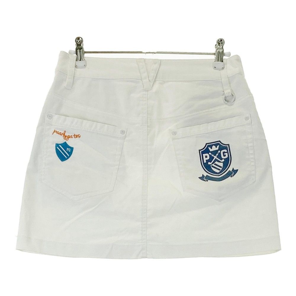 新品● パーリーゲイツ ●かぎ針編み スカート　ホワイト/M 新品○ パーリーゲイツ ○かぎ針編み スカート ホワイト/M 新品