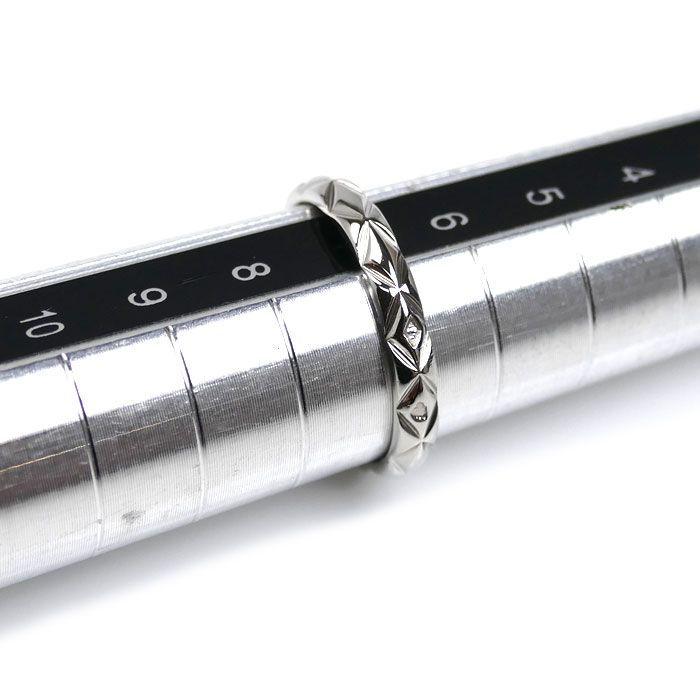 CHANEL シャネル Pt950プラチナ マトラッセ リング・指輪 7号 47