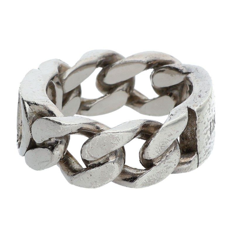 CDアイコンチェーンシルバーリング