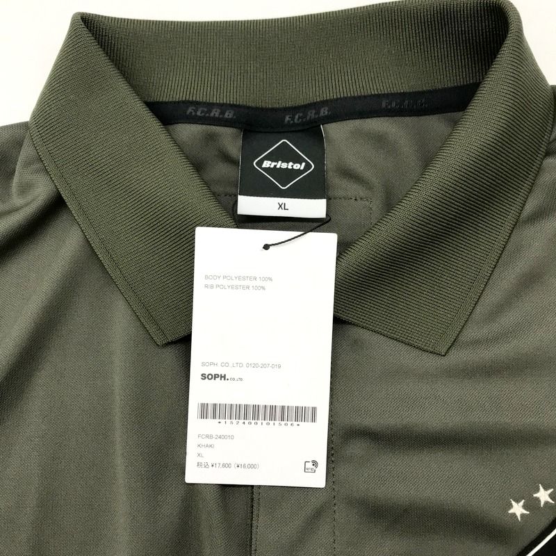 F.C.Real Bristol ポロシャツ 新品同様 FCRB-240010 半袖 BAGGY POLO