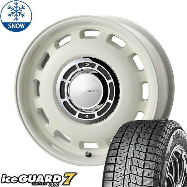 NBOX タント アルト スペーシア 155/65R14 スタッドレス | ヨコハマ アイスガード7 u0026 ディーゼル 14インチ 4穴100 