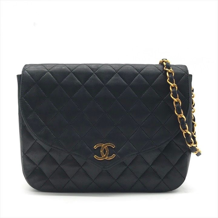 良品 CHANEL シャネル マトラッセ ラムスキン ココマーク