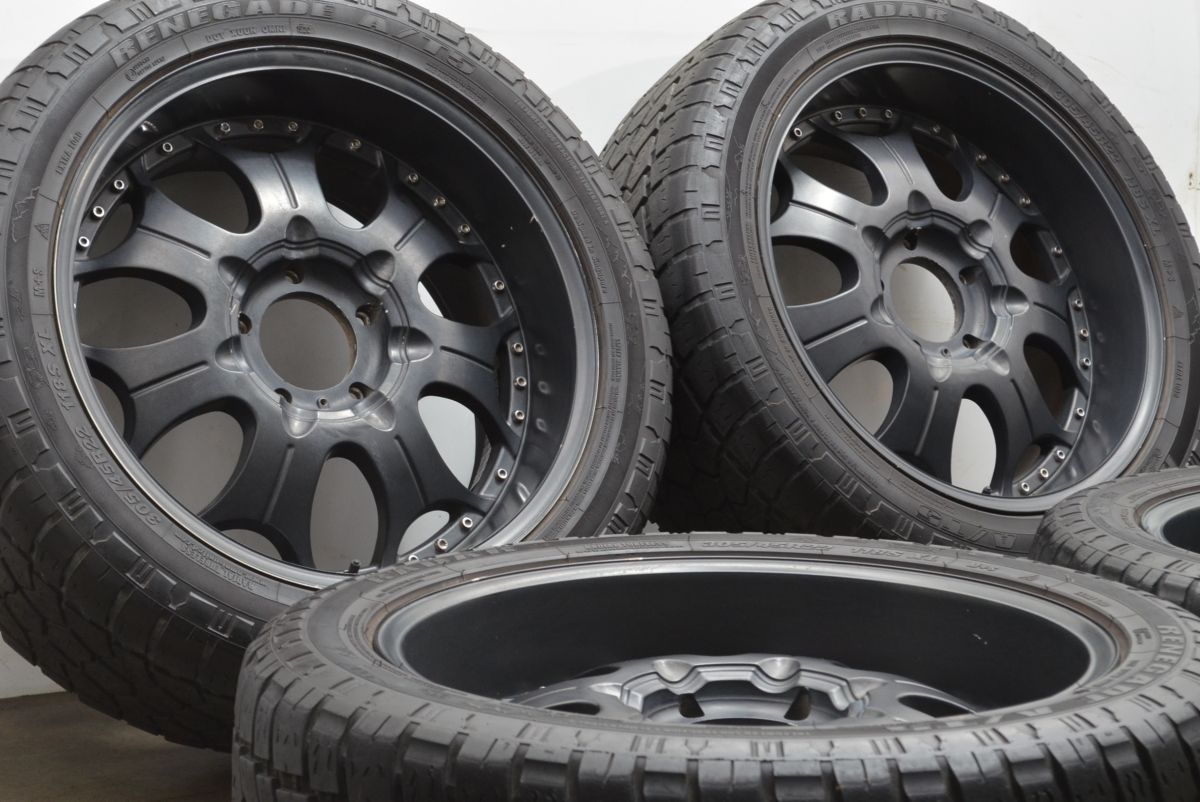 カスタム用に ジオバンナ セッティ 22in 10J 30 PCD139.7 レーダー レネゲイド AT-5 305 45R22 ハマー H3 タホ エスカレード