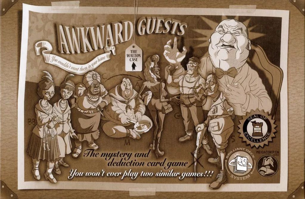 ボードゲーム　厄介なゲストたち：ウォルトン氏殺害事件 (Awkward Guests) [日本語訳付き] 中古】ボードゲーム 厄介なゲストたち：ウォルトン氏殺害事件