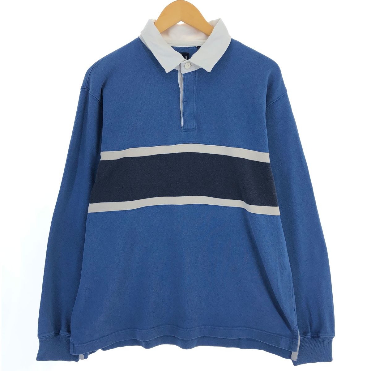 古着 90年代 ギャップ GAP オールドギャップ 長袖 ラガーシャツ メンズL相当 ヴィンテージ/eaa490570