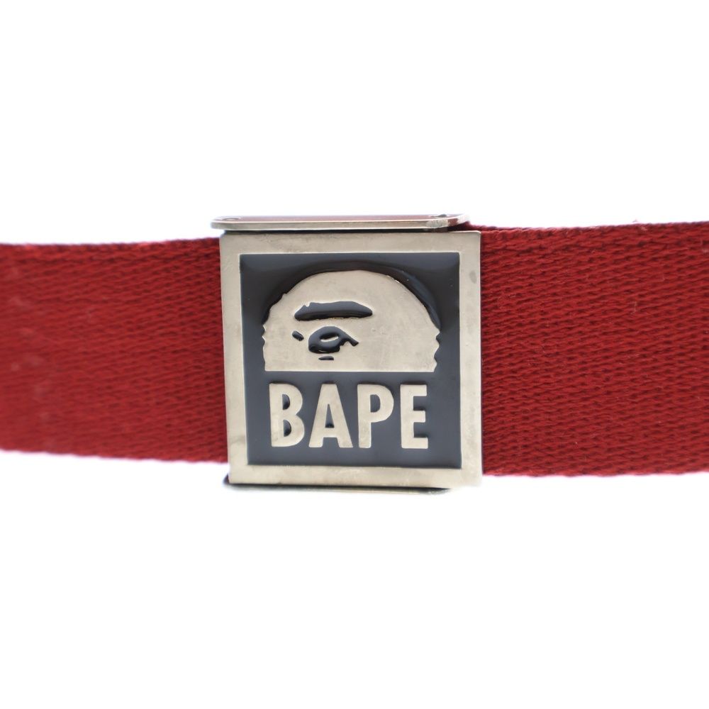 A BATHING APE レッド ベルト