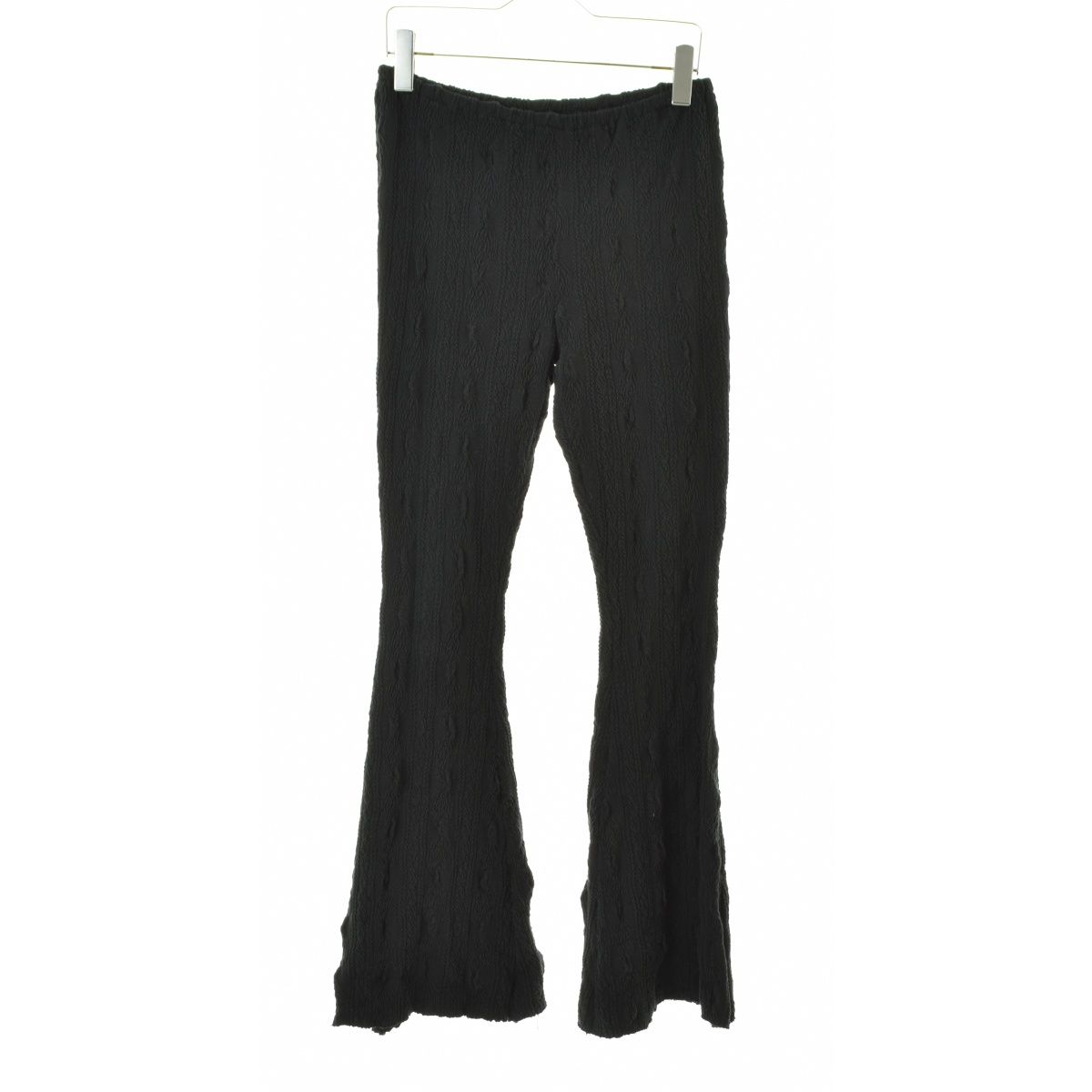 todokotohayokozawa TD24A-SHPT SHRUNK-KNIT LEGGING PANTS シュリンクニット フ パンツ