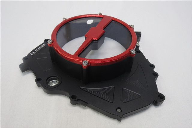 Ninja400 Ninja250 2018- Z250 Z400 2018- CNC 右側 エンジンカバー 赤