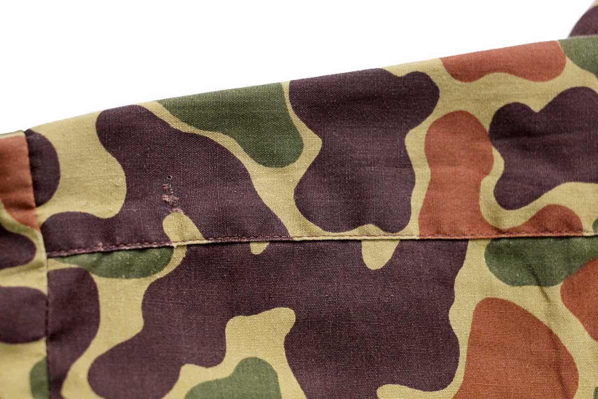 低価，人気SALE 70s Duxbak ダックハンターカモ ハンティングシャツ L