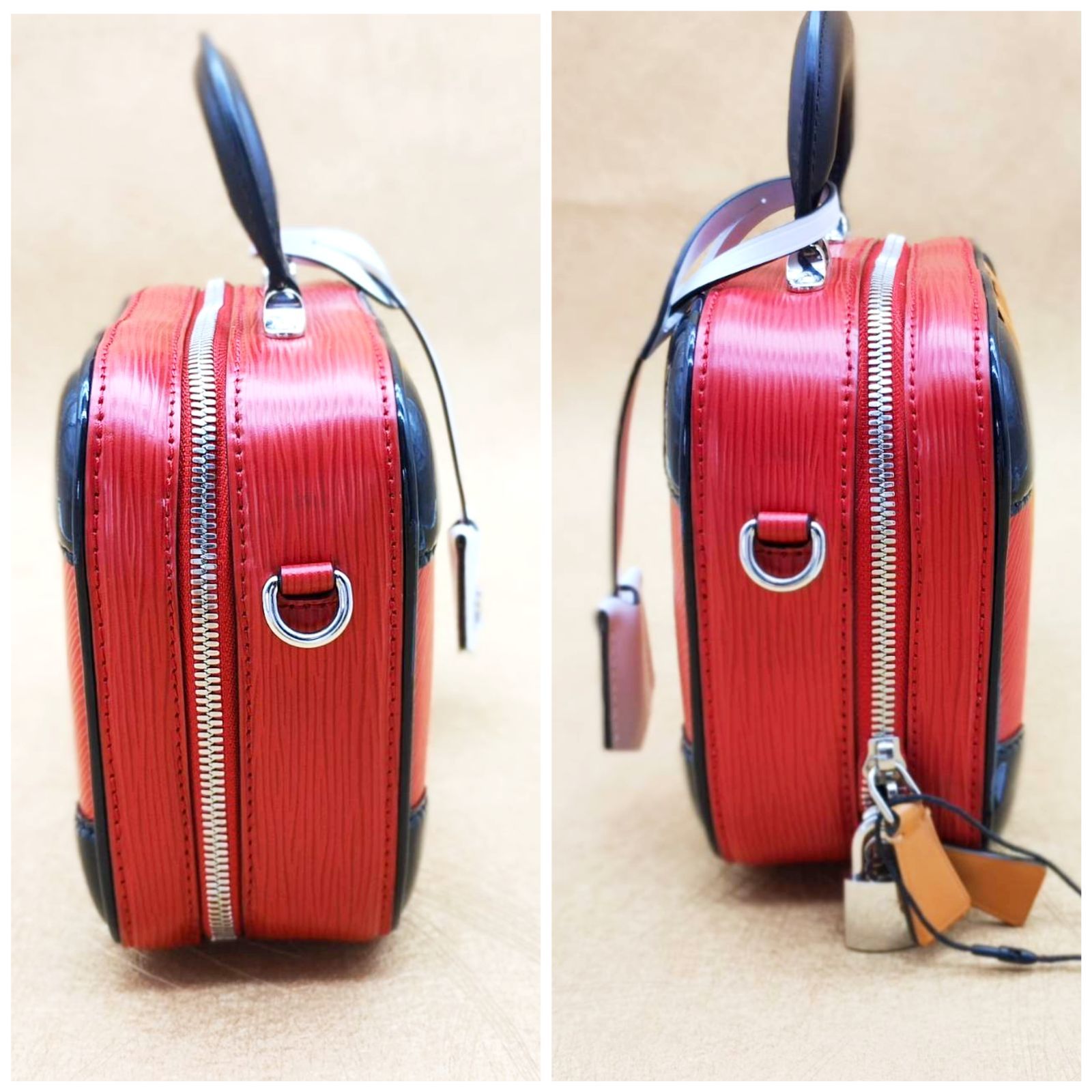 ルイヴィトンバッグ ヴァリゼット BB 2way ハンドバッグ エピ ルージュ  