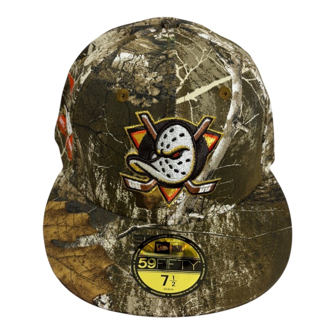 アメリカで流行中！アナハイムダックス リアルツリーカモ ニューエラ