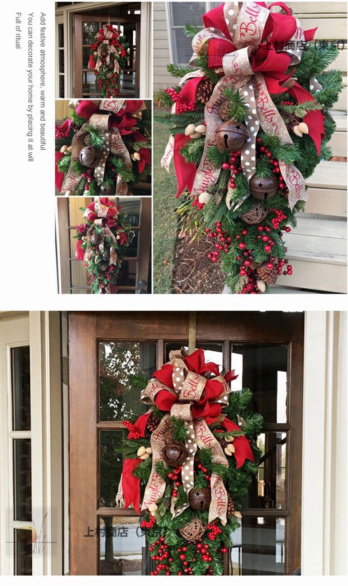 美品⭐︎クリスマスリース60cm ⭐︎大きめ impish_w-173