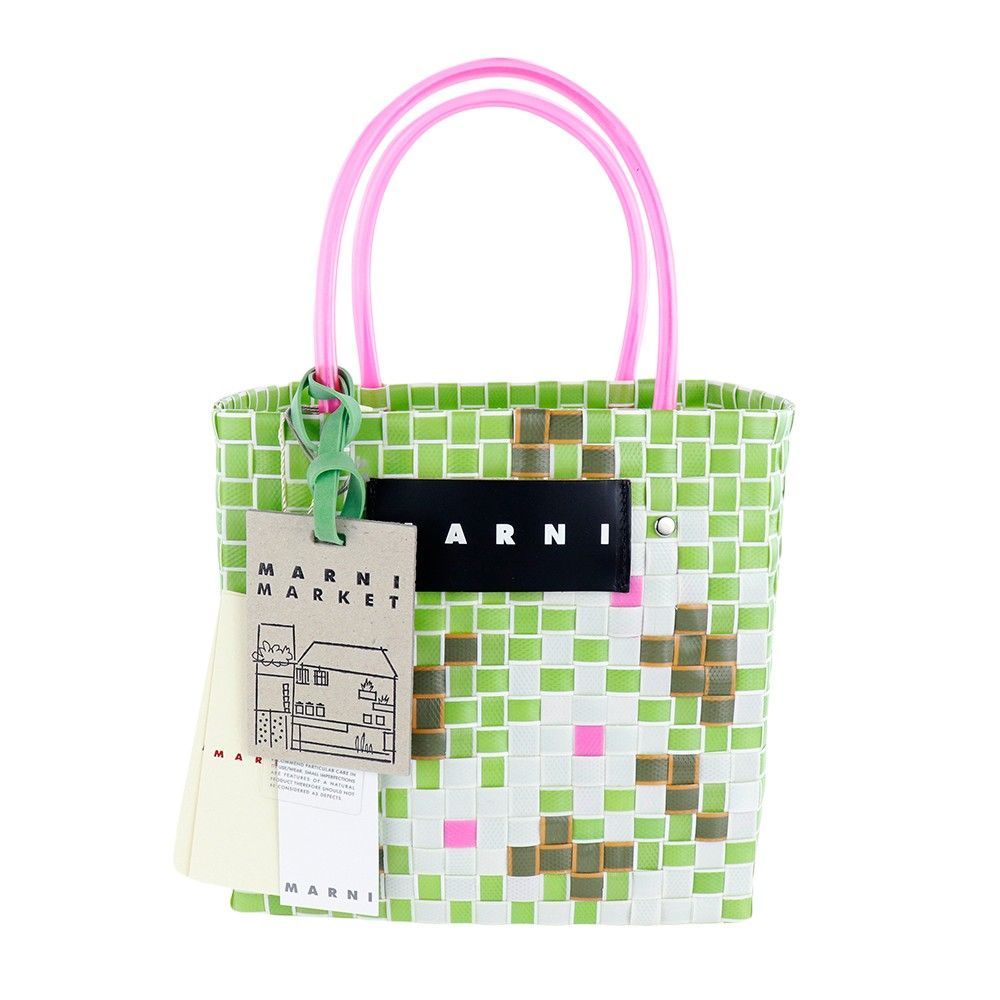 MARNI マルニ フラワーカフェバッグ トートバッグ ハンドバッグ