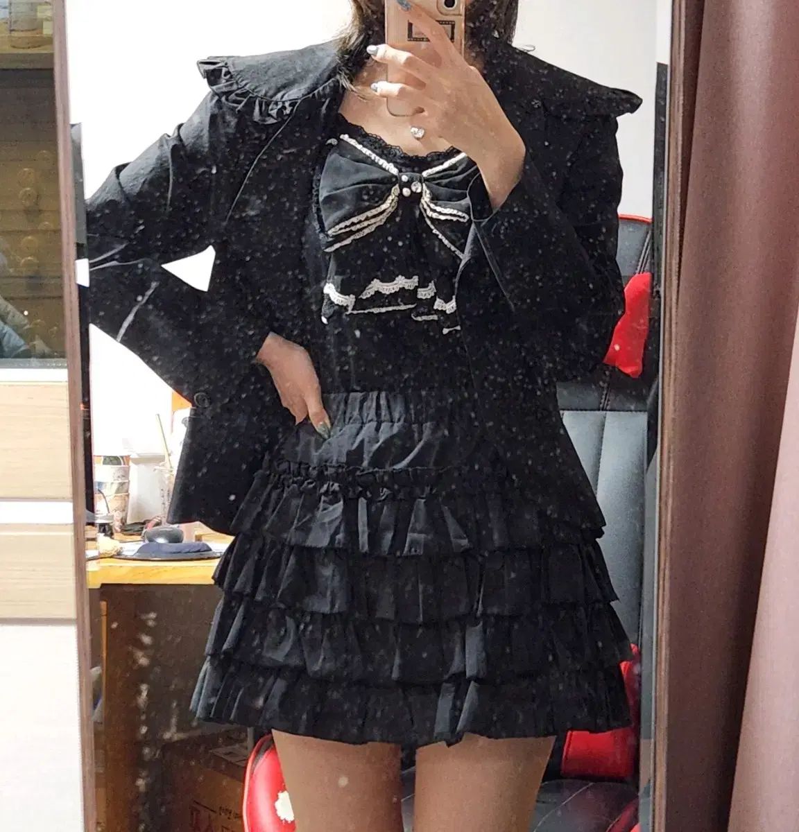 BEARDSLEY＊ゆったりジャンパースカート＊サイズ1＊新品未使用タグ付き