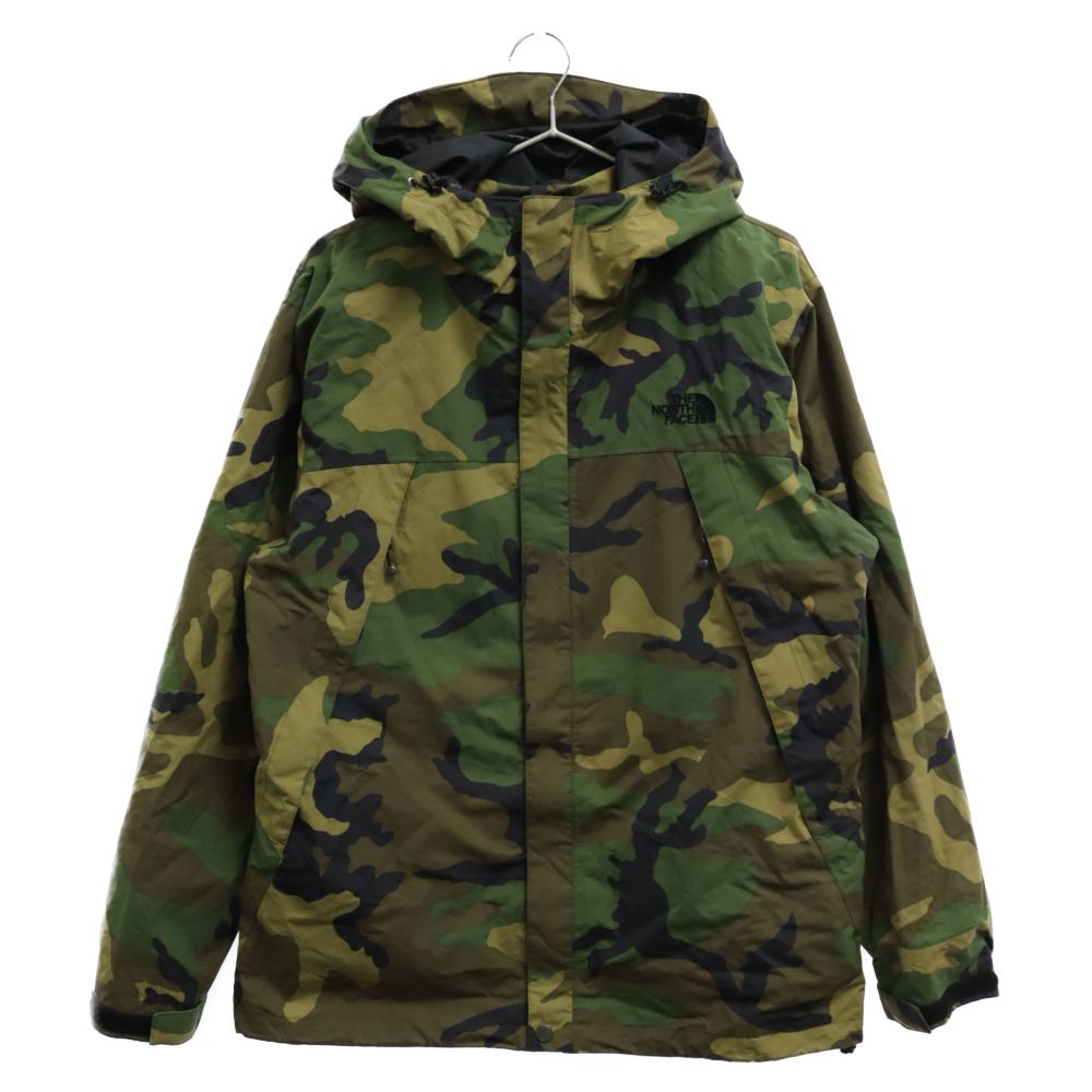 THE NORTH FACE (ザノースフェイス) NOVELTY SCOOP JACKET カモ柄 ノベルティースクープナイロンジャケット  グリーン/マルチ NP10163 - メルカリ