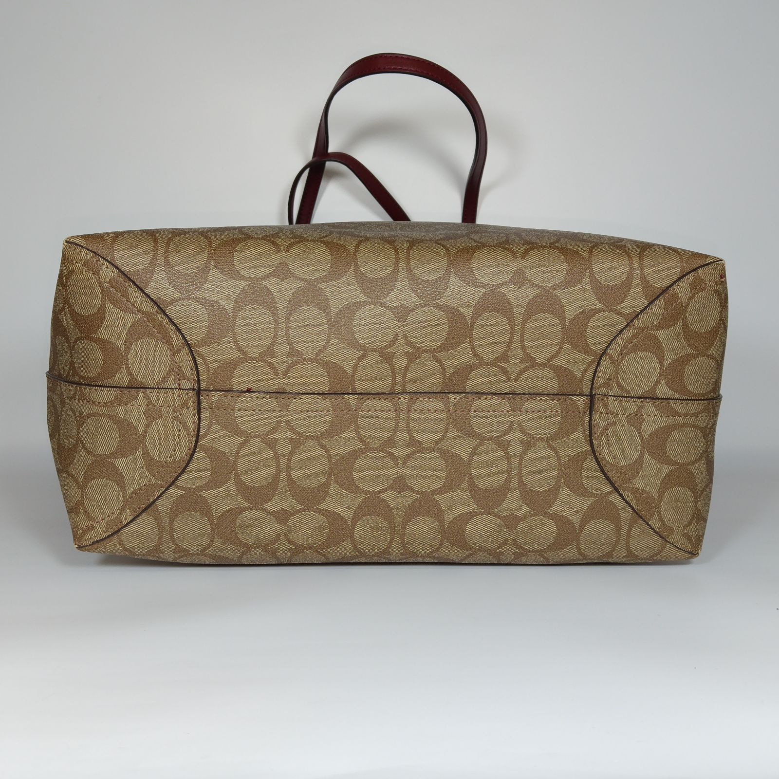 値上げ予定！ 良品 COACH F31500 トート バッグ コーチ シグネチャー  