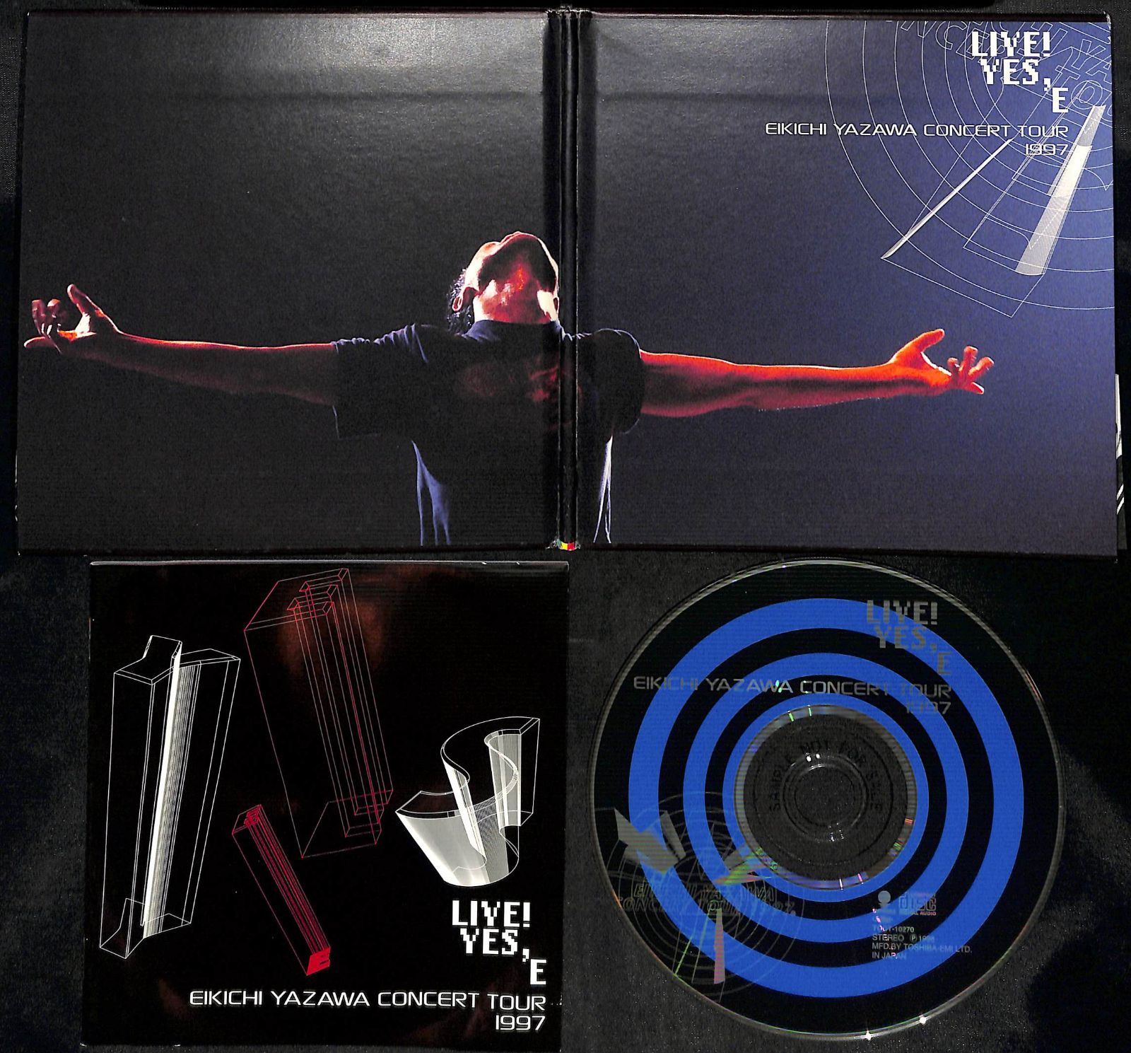 K168【見本盤/帯付きCD】矢沢永吉 Live!Yes,E Eikichi Yazawa Concert 