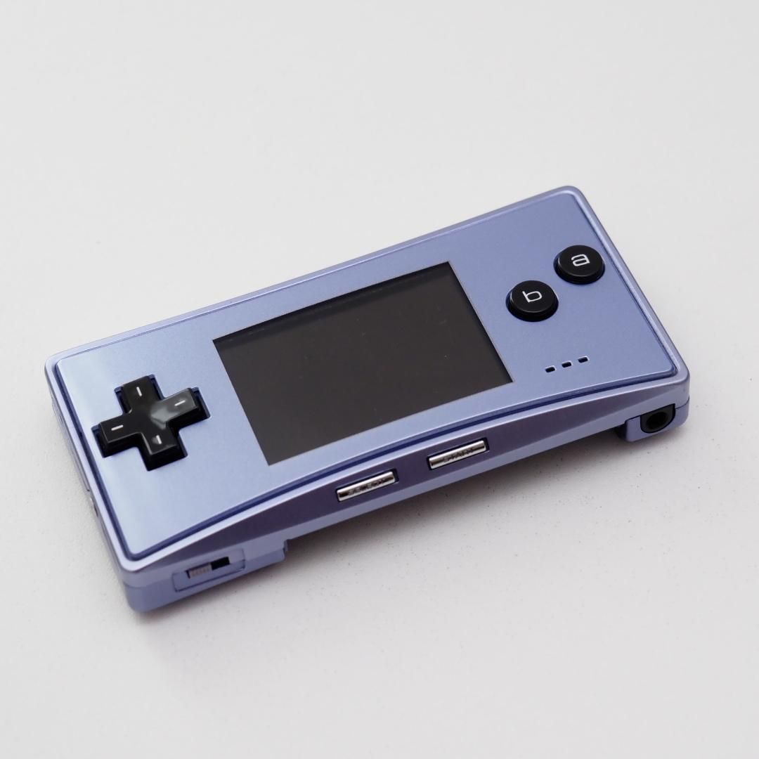 任天堂 ゲームボーイミクロ 本体 GB GBA アドバンス ブルー ニンテンドー UP786_INFO