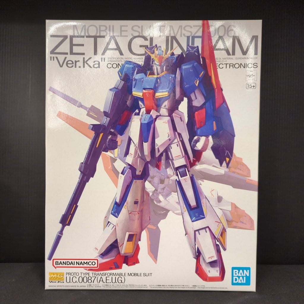 Zガンダムプラモデル 1円スタート]新品未開封 MG 1/100 機動戦士