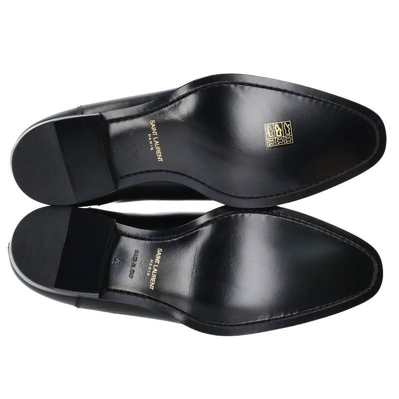 SAINT LAURENT サイドゴア チェルシーブーツ 3cmヒール 43 サンローランパリ サイドゴアチェルシー3cmヒールブーツ メンズ 43