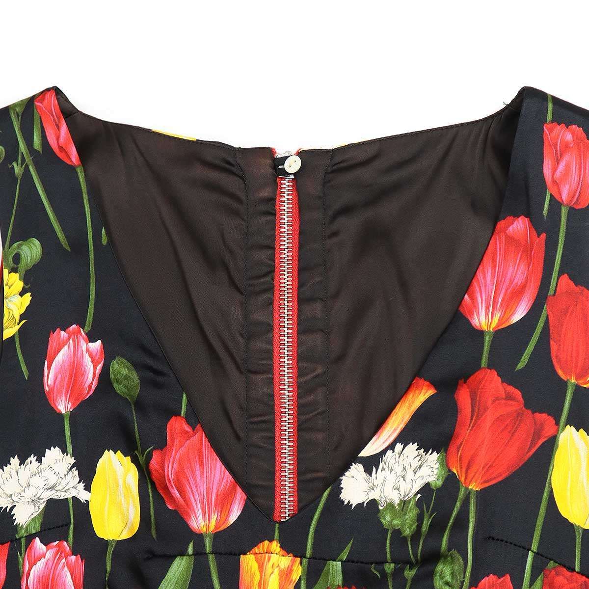 DOLCE&GABBANA ドルチェ＆ガッバーナ 16AW チューリップレーヨンプルオーバーブラウス F7X41T ブラック 36 IT4LE5PNMWJB DOLCE&GABBANA ドルチェ＆ガッバーナ 16AW チューリップレーヨン