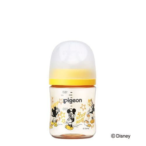 本物保証，新作 【新品】Pigeon ピジョン 母乳実感　哺乳びん（プラスチック製）Disney【2022年2月発売商品】160ml 哺乳瓶