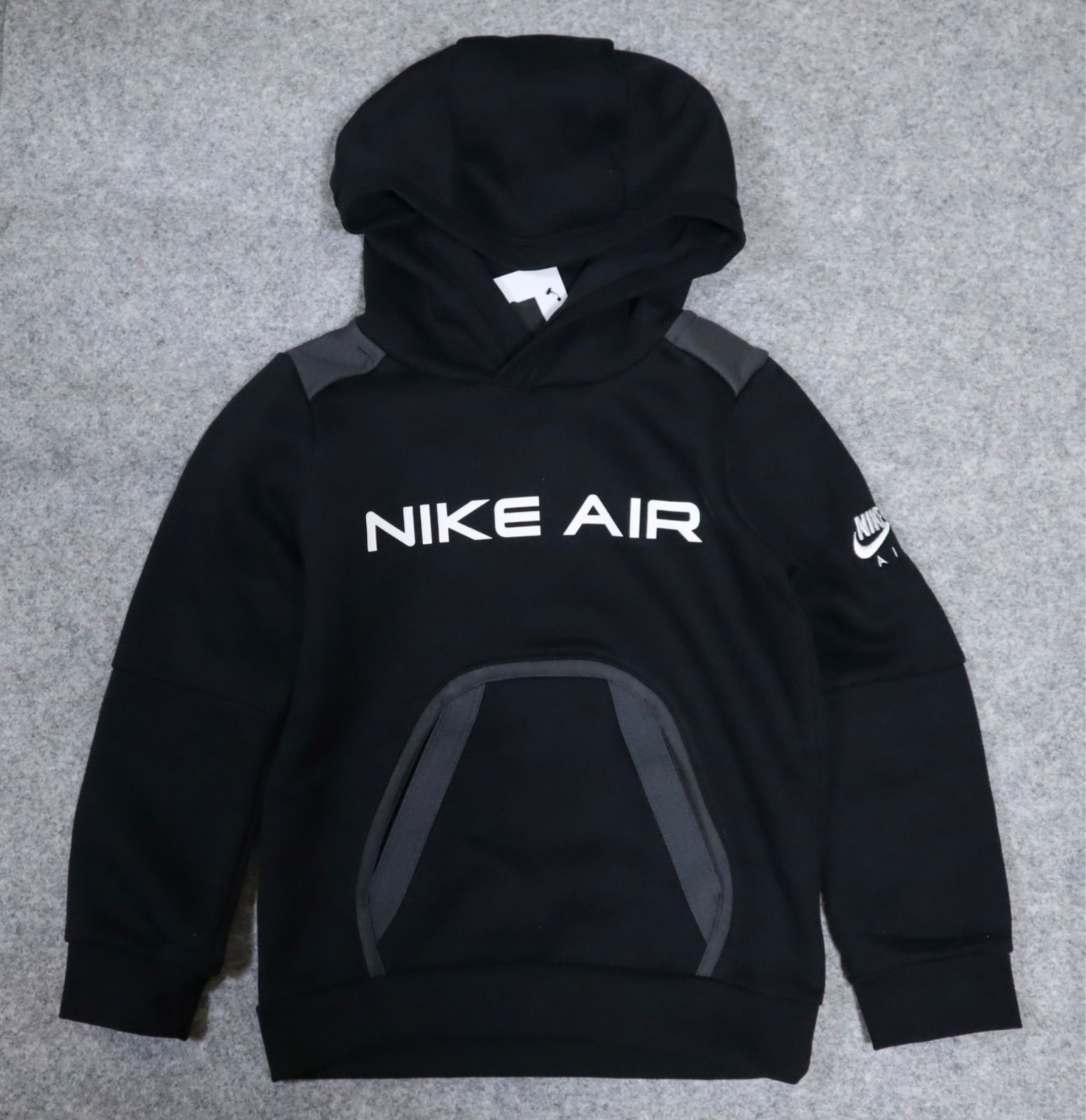 新品 NIKE ナイキ AIR キッズ プルオーバーパーカー テックフリース 