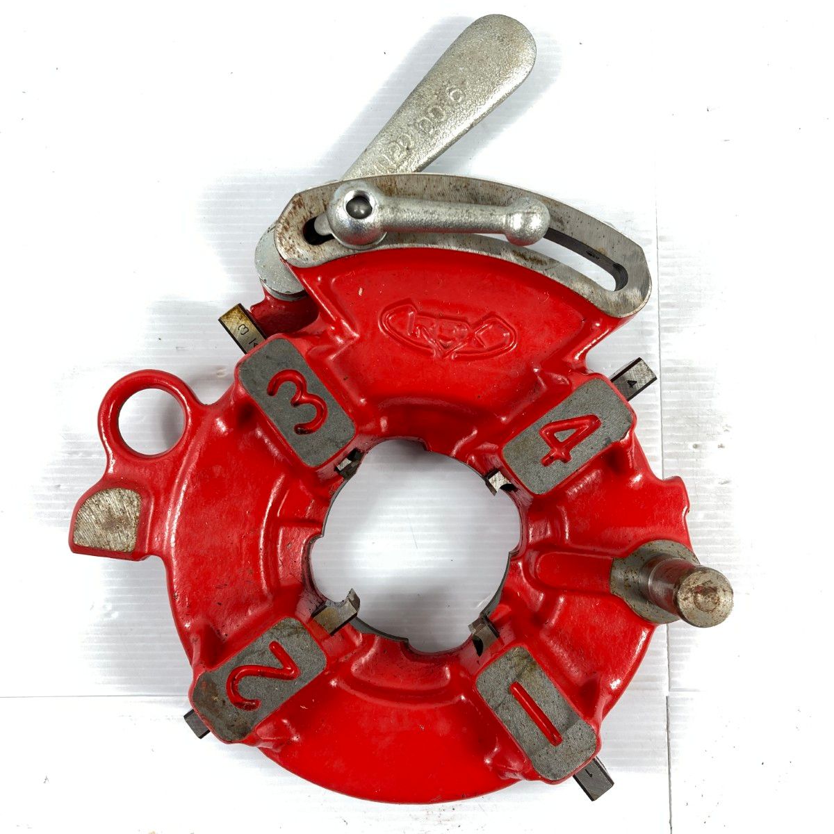 ＊＊REX レッキス 自動切上ダイヘッド 1 1 2 2 チェーザ付 2 レッド