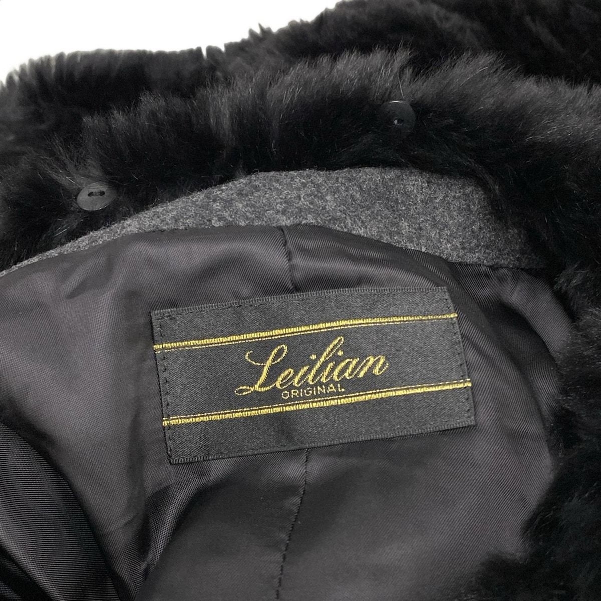 Leilian コート ウールコート【Leilian WHITE LABEL】|レリアン プラスハウス