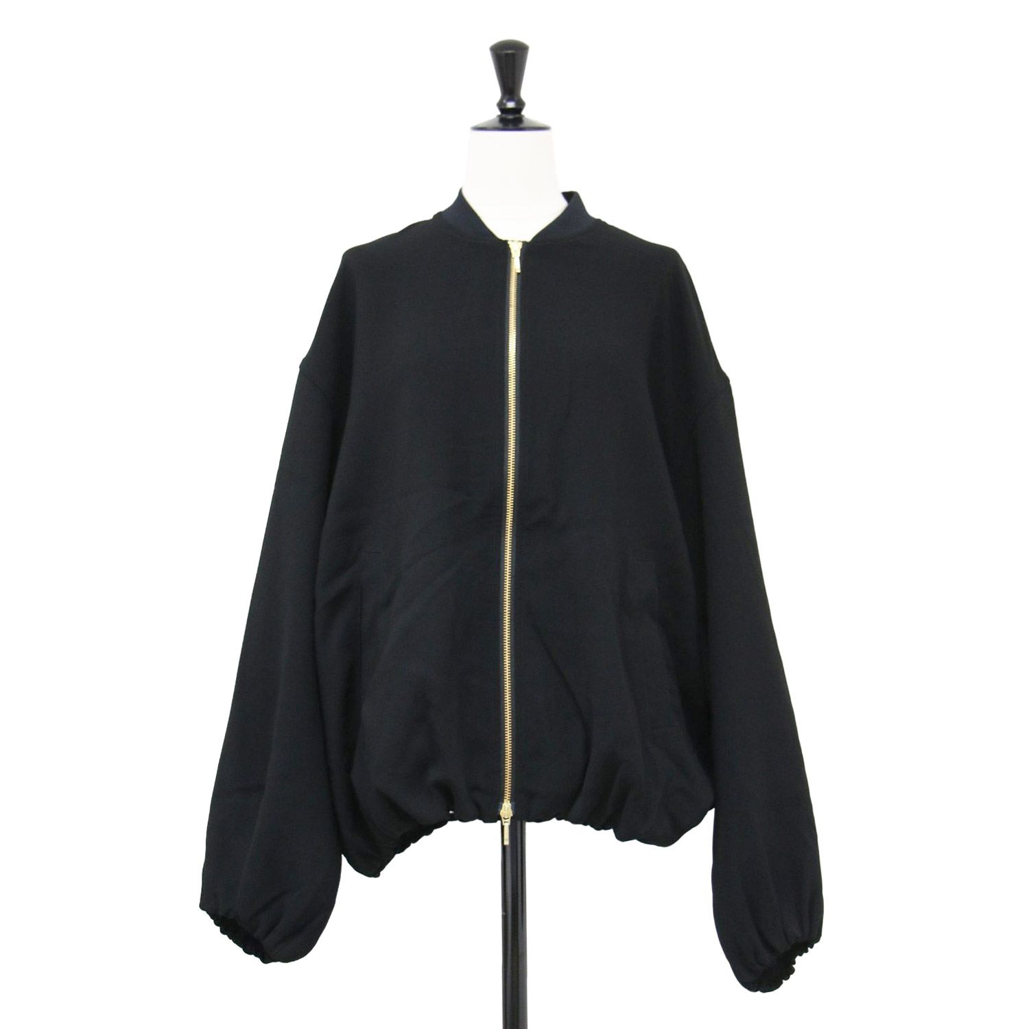 Deuxieme Classe ドゥーズィエムクラス ブルゾン ブラック 美品】Deuxieme Classe ドゥーズィエム クラス ブルゾン ブラック 黒