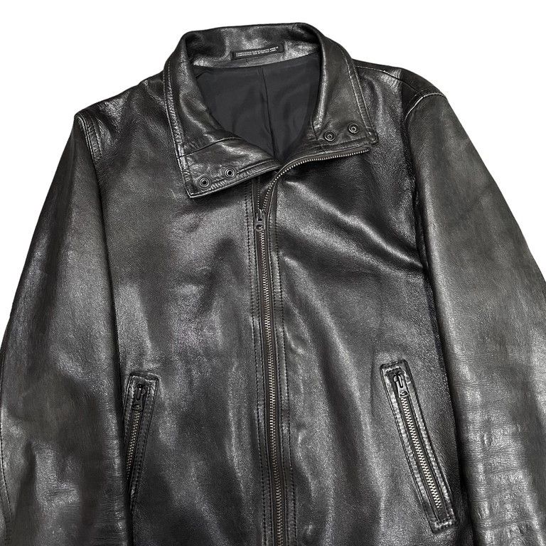 Yohji Yamamoto Pour Homme レザーライダースジャケット - メルカリ