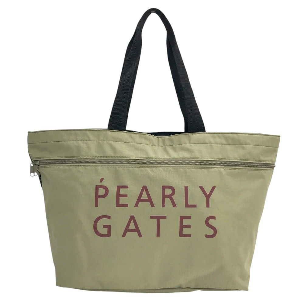 PEARLY GATES カーキロッカーバッグ 超美品】PEARLY GATES パーリーゲイツ ロッカーバッグ カーキ